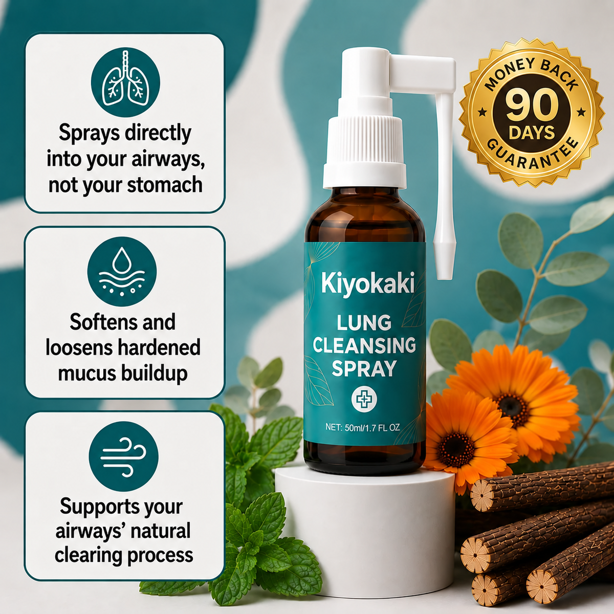 Kiyokaki™ Lung Cleansing Spray