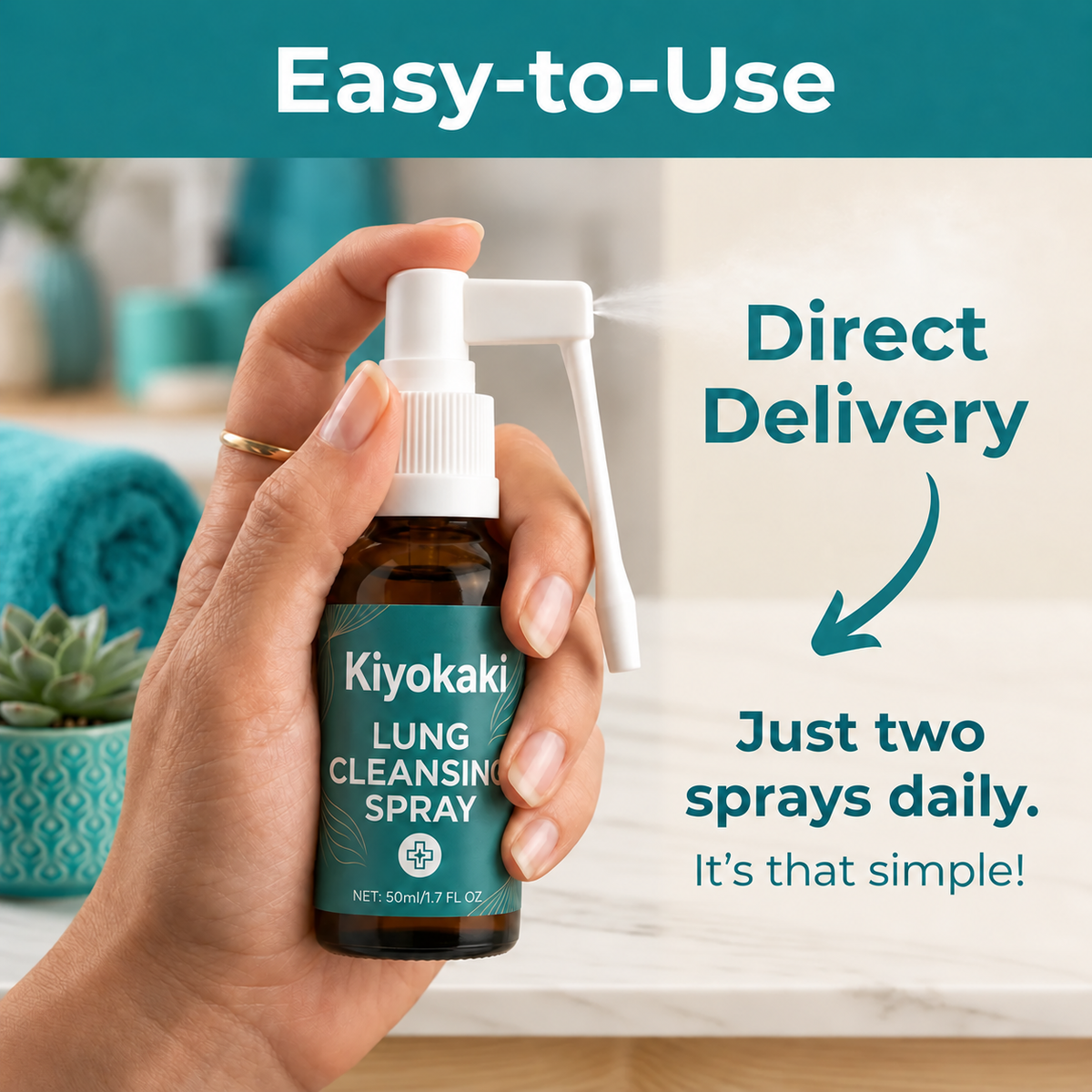 Kiyokaki™ Lung Cleansing Spray