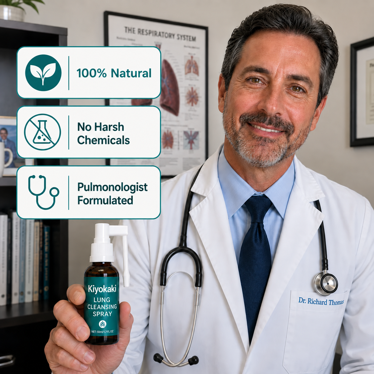 Kiyokaki™ Lung Cleansing Spray